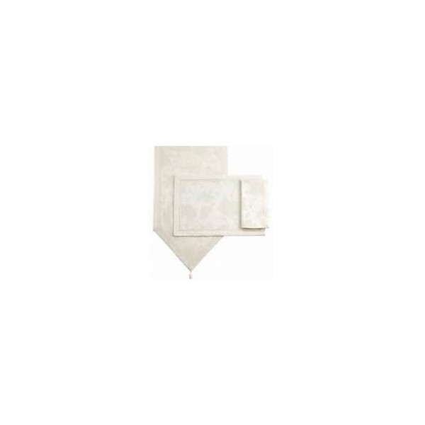 Waterford Linens Hydrangea White Set of Four Cloth Napkins