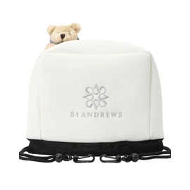 St Andrews Continuous Classic Iron Cover [Teddy Bear Series] (Drawcord) / Golf IC / 042-5984334 030_White FR