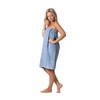 Women’s Terry Cloth Spa and Bath Towel Wrap with Adjustable