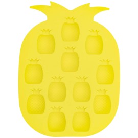 Pineapple Shaped Ice Cube Tray, Yellow - Fairly Odd Novelties - Funny Tropical Fruit Drink Ice Molds