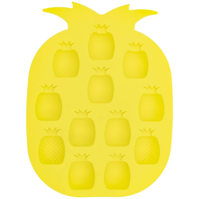 Pineapple Shaped Ice Cube Tray, Yellow - Fairly Odd Novelties