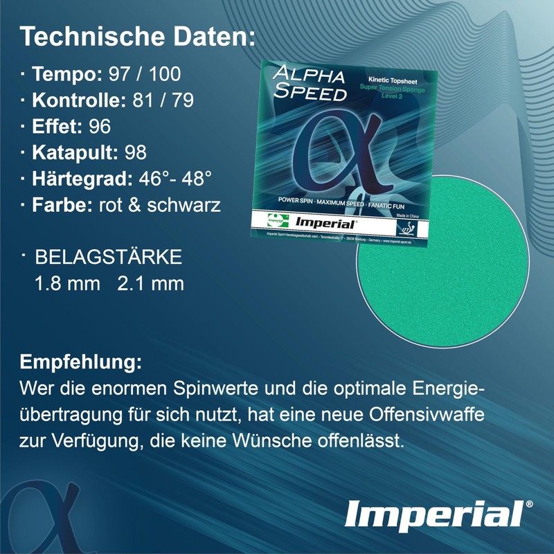 Imperial Alpha Speed (2.1 mm - Red)