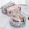 Portable Makeup Bag for Purse Travel Women Cosmetic Case Zipper