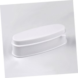 Baluue 2pcs Nail Dip Powder Jar Tray French Manicure Accessory Kit for Home Use