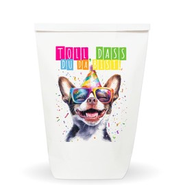 Paul's Papierfabrik Hund - 6/8/12x tolle bedruckte Hunde Geschenktüten, für Kindergeburtstage, Sportevents, Partys - Einzigartiges Design auf nachhaltigen Papier Tüten