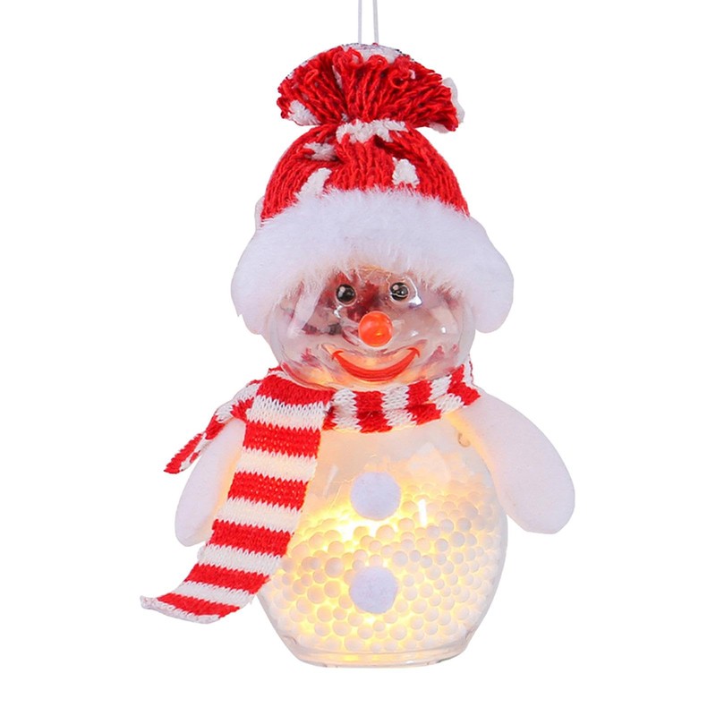 Christmas Decoration Light, LED Christmas Decor, Transparent Holiday Doll Christmas