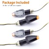 JMTBNO 4 x Motorcycle Indicator E Approved 14 LED Running