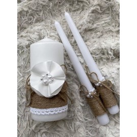 Unbranded Unity Candle Set for Wedding - Wedding Unity Set for Reception and Ceremony -...