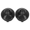 2PCS License Plate Light Lenses Plastic Cover F37Z 13550 AA