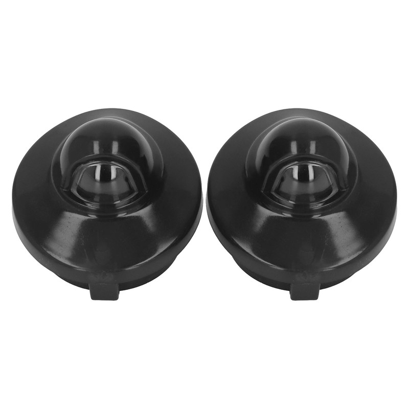 2PCS License Plate Light Lenses Plastic Cover F37Z 13550 AA