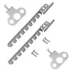 Window Safety Restrictors 2 Pcs Plastic Window Restrictor Hooks Adjustable