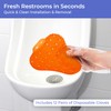 Orange Scented Urinal Splash Guard (12-Pack) Anti Splash Urinal Screen