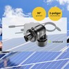 Avoltik 3-pin Wieland socket for balcony power plant, 90° angled