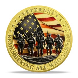BHealthLife 82Pcs Military Soldiers Challenge Coins Bulk Pack Appreciation Gifts - Thank You to All Veterans