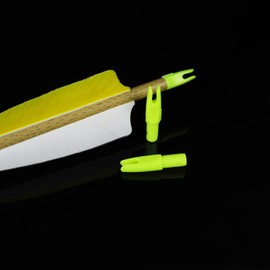 Hosolee 36 Pack Arrow Nocks ID 6.20mm/.244inch Insert Tails for Archery Hunting Target Shooting