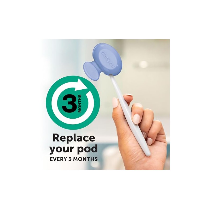 Protector de cepillo de dientes Steripod Clip-On azul, verde, rojo,