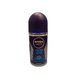 Nivea Men Fresh Active Roll On Deodorant 1.7 Fl Oz Pack of 2 Long Lasting 48 ...