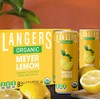 Langers Organic Flavored Sparkling Water, Meyer Lemon, 12 Ounce (Pack