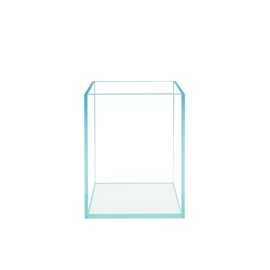 HIRO Aquatics Nano Tall Rimless Frameless Extra Clear Glass Aquarium, Low Iron Glass Tank, 5mm Glass, White Leveling Mat Included, w/Lids Options