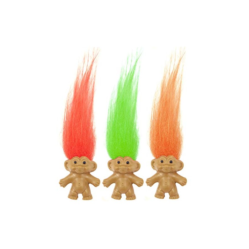 Retro trolls, pack of 12., funky, 1-Pack
