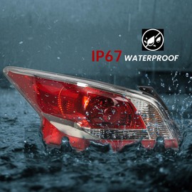 Tail Light Compatible with 2013 2014 2015 Nissan Altima Halogen Rear Brake Lamp Left Driver Side Taillight Replaces NI2800195