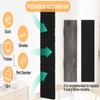 6PCS Ceiling Fan Filter Self Adhesive Activated Carbon Cotton Elliptical
