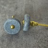 ARTISNO Round Marble Brass Knob, Modern Cabinet Knob, Decorative Hardware,