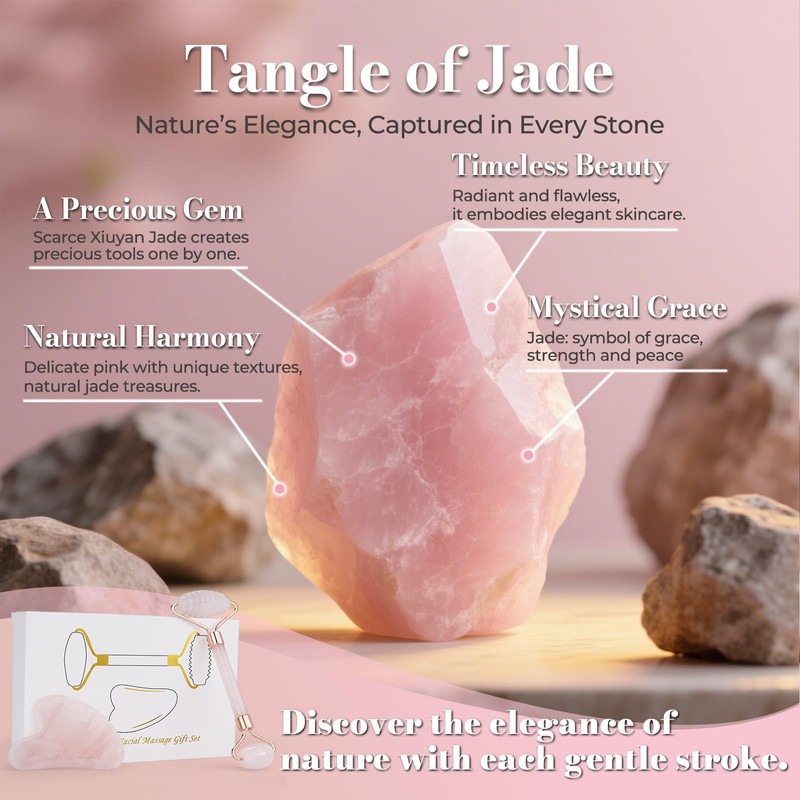 Gua Sha & Jade Pink
