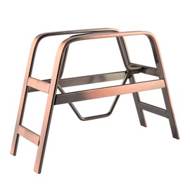 CAFEMASY Coffee Filter Holder Retro Copper Coffee Filter Paper Holder Rack Stand for Home Kitchen Cafe Bar Cone Coffee Filters Storage