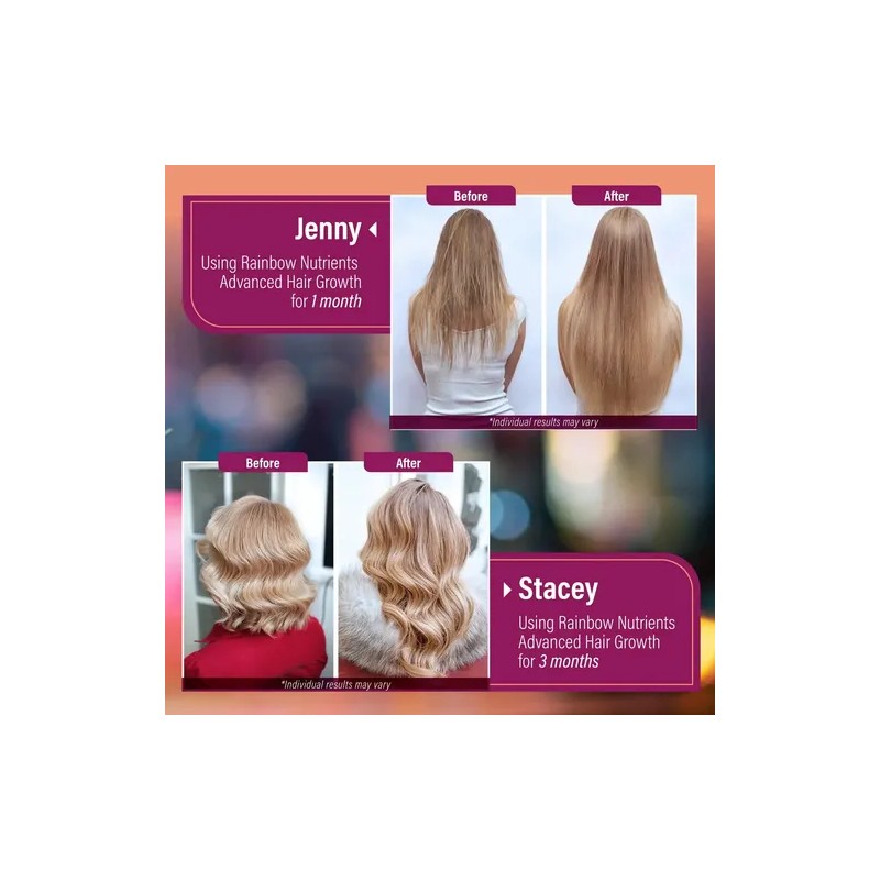 2x Suplemento Crecimiento Cabello Biotina 10,000mcg 120 Cáps