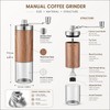 Portable Manual Coffee Grinder with Ceramic Burr – Adjustable Hand