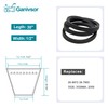 Ganivsor 26-9672 Auger Drive V-Belt for Toro 26-9672 Snow Thrower