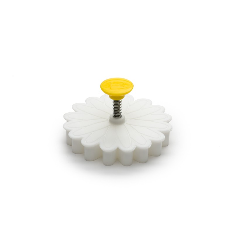 Bakelicious Daisy Plunger Cutter, White