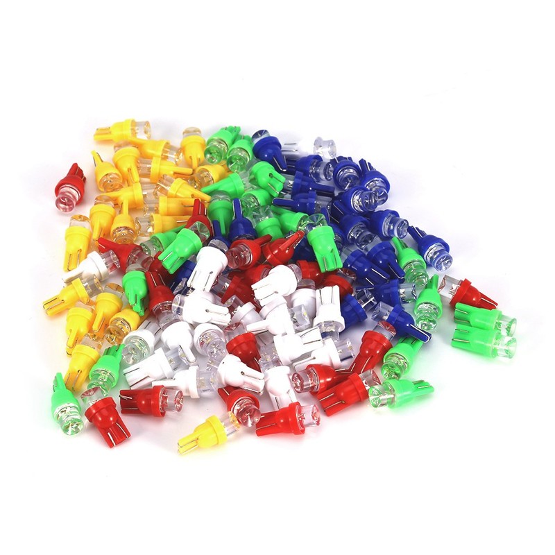 100 Pcs T10 158 194 168 W5W Car LED Light