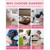 Dono Disposable Cat Nappies,48pcs,Puppy Nappies Female,wetness indicator,Super Absorbent Leak-proof,Dog Season