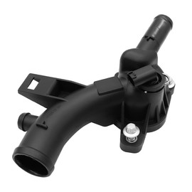 Nicear Thermostat Housing Coolant Flange Outlet for Vauxhall Corsa D/E Adam Astra J Meriva B 1.2 1.4L Engines (2010-2019) 2 Pin Connector (Part No. 25192985)