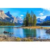 Toolhom Nature Landscapes Mural Wallpaper Lake Mountain Tree Wall Mural