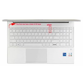 Keyboard Skin Compatible for 2022 2021 HP Pavilion 17.3" Laptop 17-cn 17-cp 17z-cp000 17z-ca200 17-cn0020nr cn0021nr cn0025nr cn0013dx 17-cp0013dx cp0056nr, HP Pavilion 15-eg 15-eh 15-er (Pink)