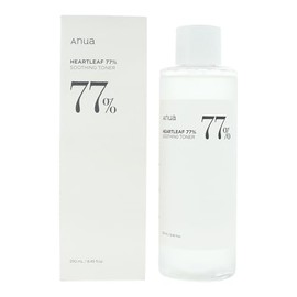 ANUA Heartleaf 77% Soothing Toner – tónico coreano para piel sensible e hidratación ligera – 250 ml