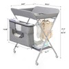 Portable Baby Changing Station with Adjustable Height - Foldable Diaper