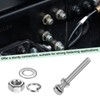 M METERXITY 20-Pack Hex Head Screw Bolt with Nuts Flat