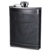Excellent Quality Hip Flask 8oz Stainless Steel Hip Flask (Black