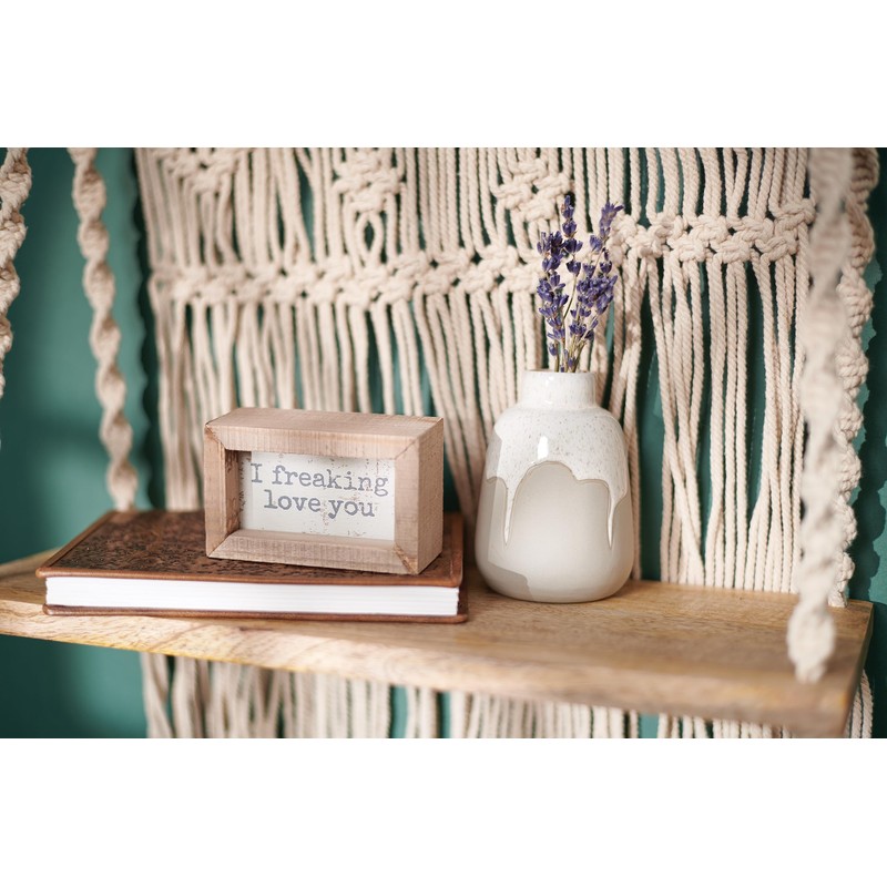 Primitives by Kathy I Freaking Love You Inset Home Décor