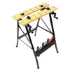Work-It! Portable Workbench, Folding Carpenter Saw Table with Adjustable Clamps