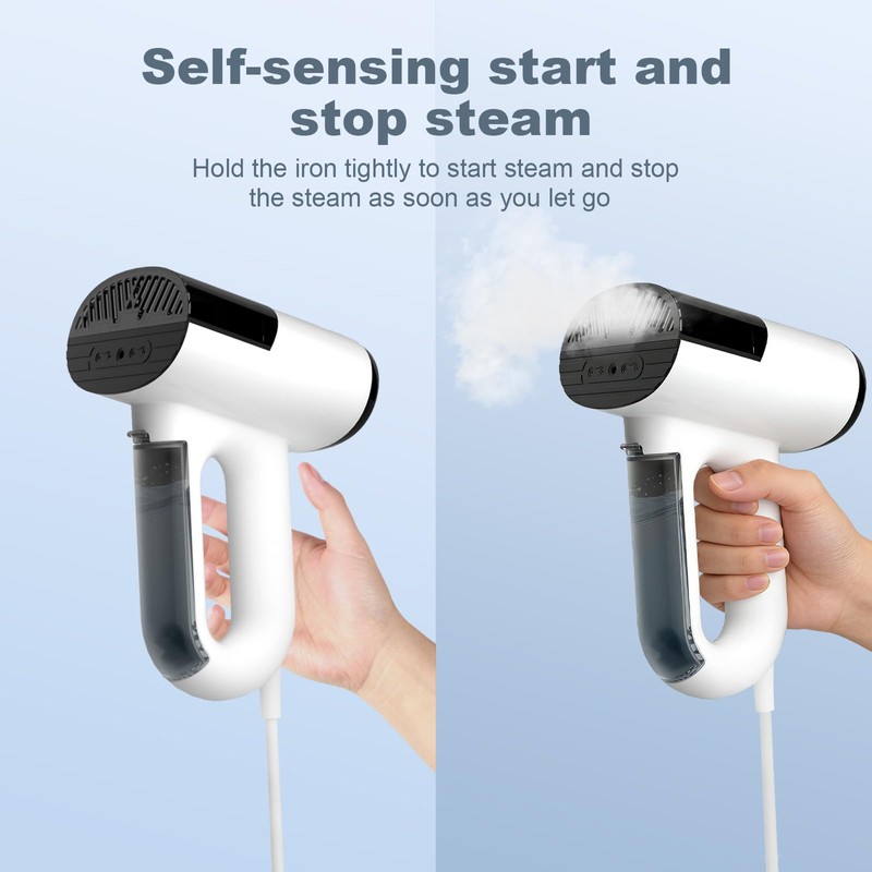 Vacuum Steamer for Clothes, 3 in 1 Steaming & Ironing&