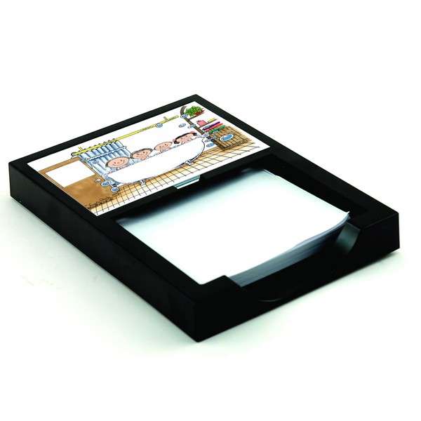 Personalized Tub Time - One Girl, One Boy Memo Holder