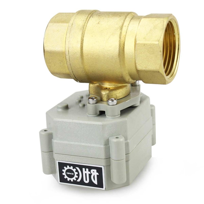 BACOENG AC110-230V 2 Way 1 Inch Brass Motor Ball Valve