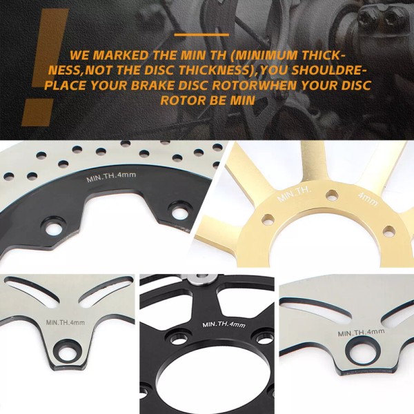 TARAZON 2 Front Brake Rotors For Yamaha FZR 1000 1987-1995