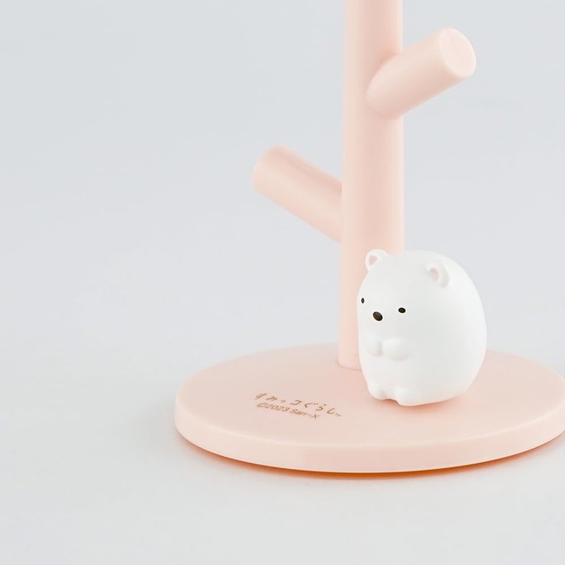 Hassey Top-in Mini Gargle Cup & Stand, Sumikko Gurashi/Shirokuma EX-3412