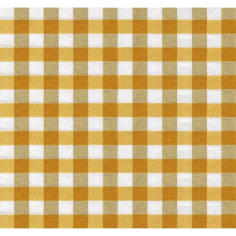 Martina Home - Vichy Teflon Tablecloth - Gold - 140